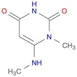 2,4(1H,3H)-Pyrimidinedione, 1-methyl-6-(methylamino)-