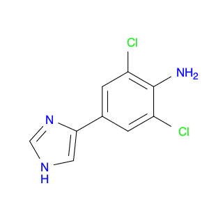 Benzenamine, 2,6-dichloro-4-(1H-imidazol-4-yl)-