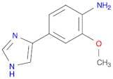 Benzenamine, 4-(1H-imidazol-4-yl)-2-methoxy-