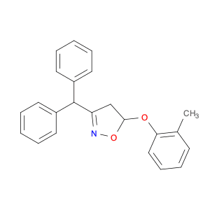 Isoxazole, 3-(diphenylmethyl)-4,5-dihydro-5-(2-methylphenoxy)-