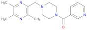 Piperazine, 1-(3-pyridinylcarbonyl)-4-[(trimethylpyrazinyl)methyl]-