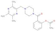 Piperazine, 1-[2-(acetyloxy)benzoyl]-4-[(trimethylpyrazinyl)methyl]-