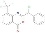 4H-3,1-Benzoxazin-4-one, 2-(chlorophenylmethyl)-8-(trifluoromethyl)-