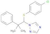 1H-1,2,4-Triazole, 1-[1-[(4-chlorophenyl)thio]-2-methyl-2-phenylpropyl]-