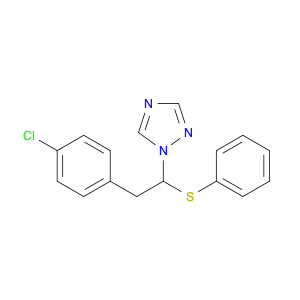 1H-1,2,4-Triazole, 1-[2-(4-chlorophenyl)-1-(phenylthio)ethyl]-