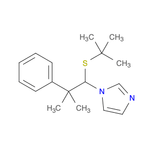 1H-Imidazole, 1-[1-[(1,1-dimethylethyl)thio]-2-methyl-2-phenylpropyl]-