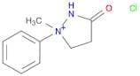 Pyrazolidinium, 1-methyl-3-oxo-1-phenyl-, chloride