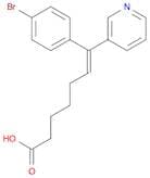 6-Heptenoic acid, 7-(4-bromophenyl)-7-(3-pyridinyl)-, (E)-