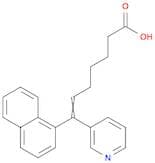 6-Heptenoic acid, 7-(1-naphthalenyl)-7-(3-pyridinyl)-