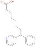 7-Octenoic acid, 8-phenyl-8-(3-pyridinyl)-, (Z)-