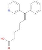 6-Heptenoic acid, 7-phenyl-7-(3-pyridinyl)-, (Z)-