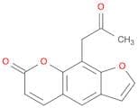 7H-Furo[3,2-g][1]benzopyran-7-one, 9-(2-oxopropyl)-