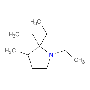 Pyrrolidine, 1,2,2-triethyl-3-methyl-