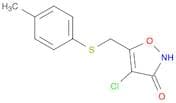 3(2H)-Isoxazolone, 4-chloro-5-[[(4-methylphenyl)thio]methyl]-