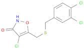 3(2H)-Isoxazolone, 4-chloro-5-[[[(3,4-dichlorophenyl)methyl]thio]methyl]-