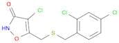 3(2H)-Isoxazolone, 4-chloro-5-[[[(2,4-dichlorophenyl)methyl]thio]methyl]-