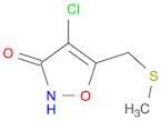 3(2H)-Isoxazolone, 4-chloro-5-[(methylthio)methyl]-