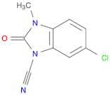 1H-Benzimidazole-1-carbonitrile, 6-chloro-2,3-dihydro-3-methyl-2-oxo-