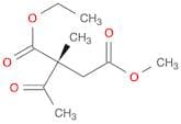 Butanedioic acid, 2-acetyl-2-methyl-, 1-ethyl 4-methyl ester, (R)-