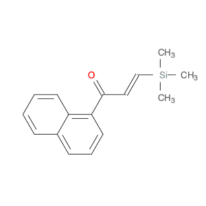 2-Propen-1-one, 1-(1-naphthalenyl)-3-(trimethylsilyl)-, (E)-