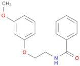 Benzamide, N-[2-(3-methoxyphenoxy)ethyl]-