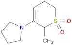 Pyrrolidine, 1-(5,6-dihydro-2-methyl-1,1-dioxido-2H-thiopyran-3-yl)-
