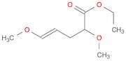 4-Pentenoic acid, 2,5-dimethoxy-, ethyl ester, (E)-
