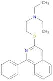 Ethanamine, N,N-diethyl-2-[(1-phenyl-3-isoquinolinyl)thio]-