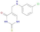 5-(((3-Chlorophenyl)amino)methyl)-2-thioxo-2,3-dihydropyrimidin-4(1H)-one