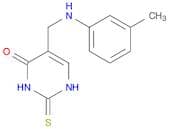 2-Thioxo-5-((m-tolylamino)methyl)-2,3-dihydropyrimidin-4(1H)-one