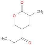 2H-Pyran-2-one, tetrahydro-3-methyl-5-(1-oxopropyl)-