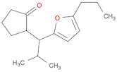 Cyclopentanone, 2-[2-methyl-1-(5-propyl-2-furanyl)propyl]-