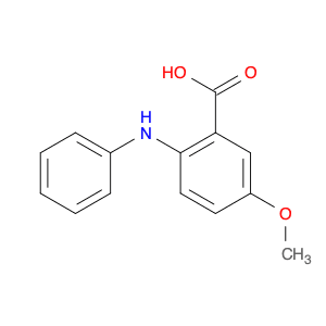 Benzoic acid, 5-methoxy-2-(phenylamino)-