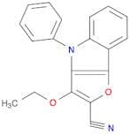 4H-Furo[3,2-b]indole-2-carbonitrile, 3-ethoxy-4-phenyl-