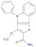 4H-Furo[3,2-b]indole-2-carboxamide, 3-methoxy-4-phenyl-