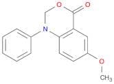 4H-3,1-Benzoxazin-4-one, 1,2-dihydro-6-methoxy-1-phenyl-