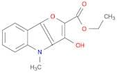 4H-Furo[3,2-b]indole-2-carboxylic acid, 3-hydroxy-4-methyl-, ethyl ester