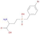 Butanoic acid, 2-amino-4-[[(4-bromophenyl)methyl]hydroxyphosphinyl]-