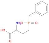 Butanoic acid, 2-amino-4-[hydroxy(phenylmethyl)phosphinyl]-