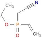 Phosphinic acid, (cyanomethyl)ethenyl-, ethyl ester