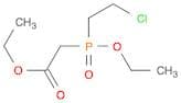 Acetic acid, [(2-chloroethyl)ethoxyphosphinyl]-, ethyl ester