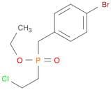 Phosphinic acid, [(4-bromophenyl)methyl](2-chloroethyl)-, ethyl ester