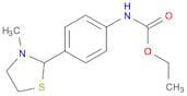 Carbamic acid, [4-(3-methyl-2-thiazolidinyl)phenyl]-, ethyl ester