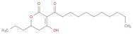 2H-Pyran-2-one, 5,6-dihydro-4-hydroxy-3-(1-oxoundecyl)-6-propyl-