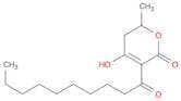 2H-Pyran-2-one, 5,6-dihydro-4-hydroxy-6-methyl-3-(1-oxodecyl)-