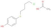 Phenol, 4-[(4-chlorobutyl)thio]-, acetate