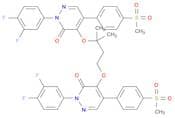 3(2H)-PYRIDAZINONE, 4,4'-[(1,1-DIMETHYL-1,3-PROPANEDIYL)BIS(OXY)]BIS[2-(3,4-DIFLUOROPHENYL)-5-[4-(…