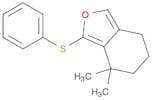 Isobenzofuran, 4,5,6,7-tetrahydro-7,7-dimethyl-1-(phenylthio)-