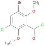 Benzoyl chloride, 3-bromo-5-chloro-2,6-dimethoxy-