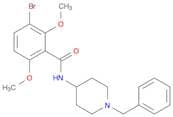 Benzamide, 3-bromo-2,6-dimethoxy-N-[1-(phenylmethyl)-4-piperidinyl]-